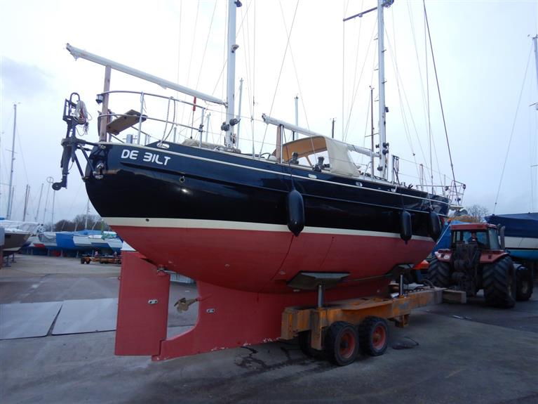 HISWA Purchase inspection Polar Bear 38 - Dick Zaal - steel round bilge cabin sailing yacht